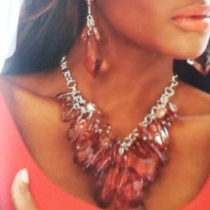 Rock Candy Necklace & Earring Set